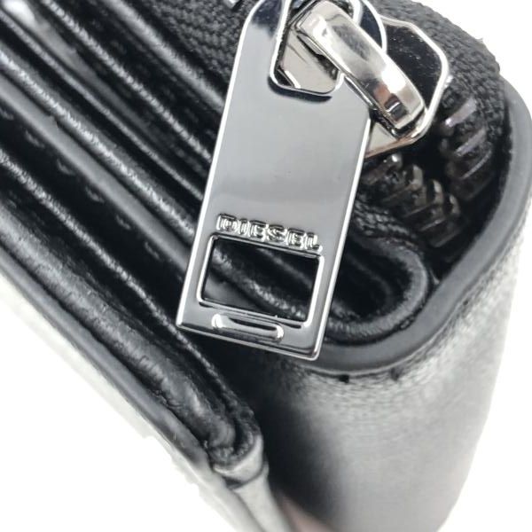 DIESEL SPEJAP レザー三つ折り財布 ブラック X 06829 P 0396 ディーゼル 24