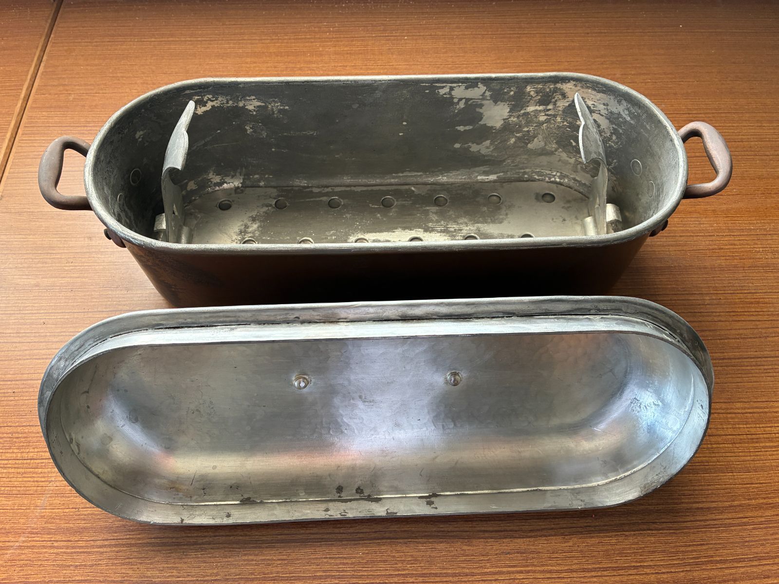 銅製フィッシュポッッチャー 魚柄 SKLAD-KIRPICHA_RU