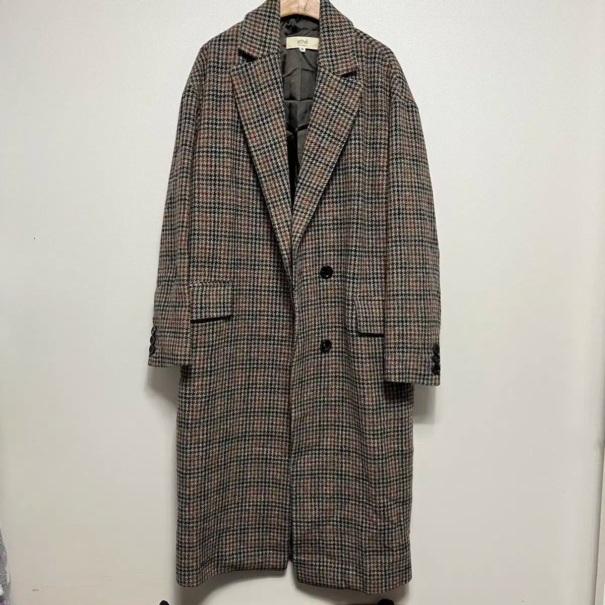 アッテ アッテヴァネッサ ブリューノ CHECK ロングコート 36