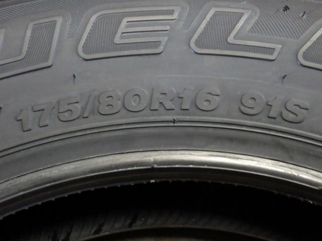 K389 送料無料◆ 製造 約9部山◆BS DUELER H|L◆175|80R16◆4本 FFCRYSTALESIA_COM