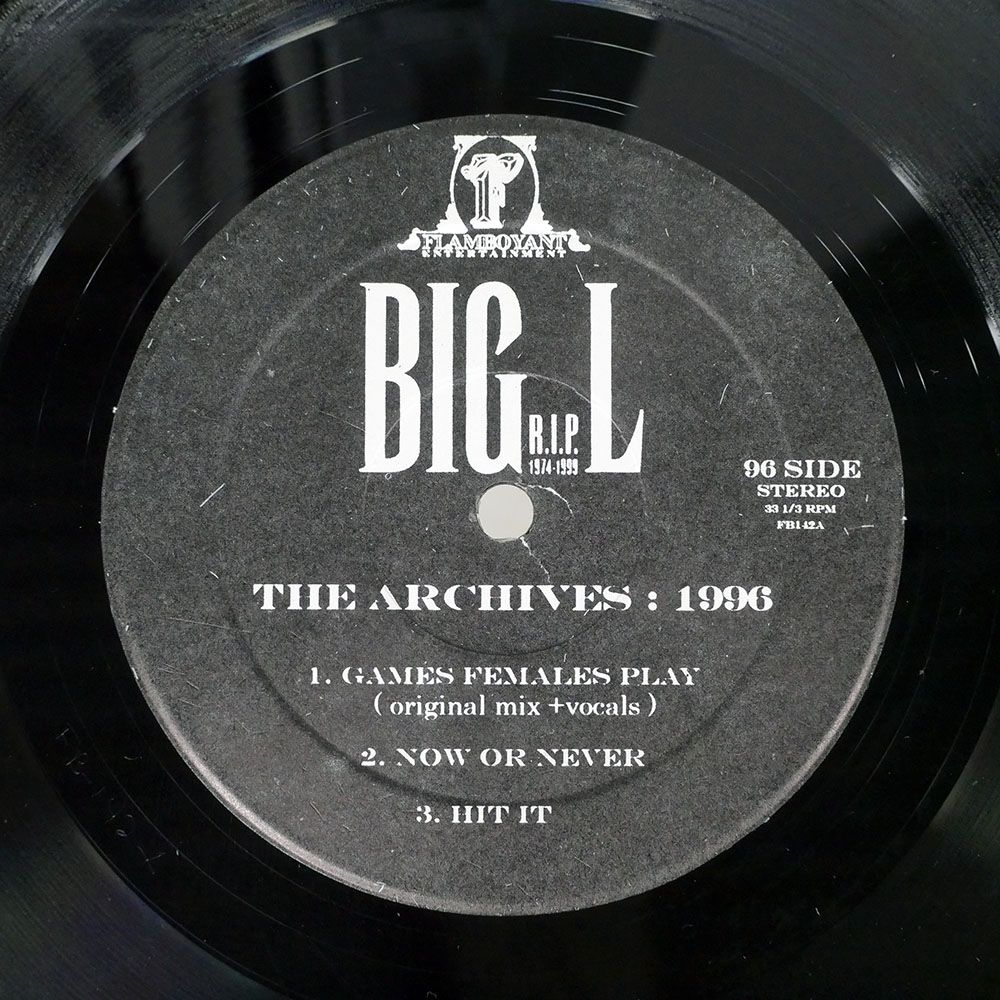 【USオリジナル盤 】 BIG L 米 US盤 BIG L/ARCHIVES: 1996 / 1998/FLAMBOYANT ENTERTAINMENT FB142
