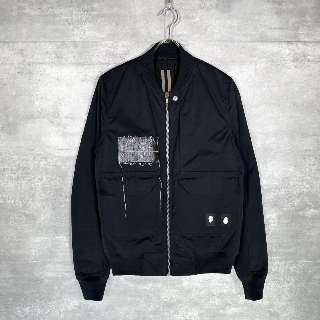 Rick Owens』リックオウエンス (S) パッチ フライトジャケット - メルカリ