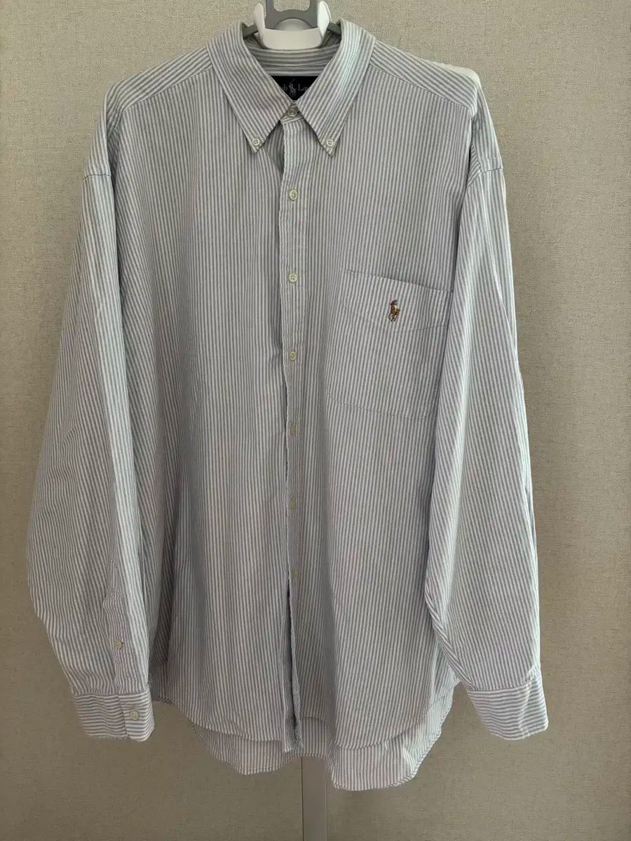 ポロラルフローレン ストライプ 長袖 シャツ L