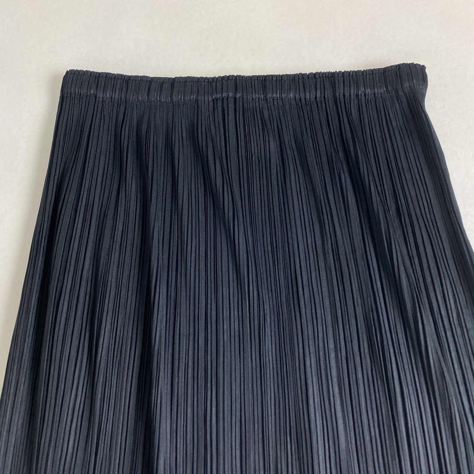 美品　プリーツプリーズ　ロングスカート　変形　ブラウン　サイズ2 美品】プリーツプリーズ イッセイミヤケ プリーツ ロングスカート 美品