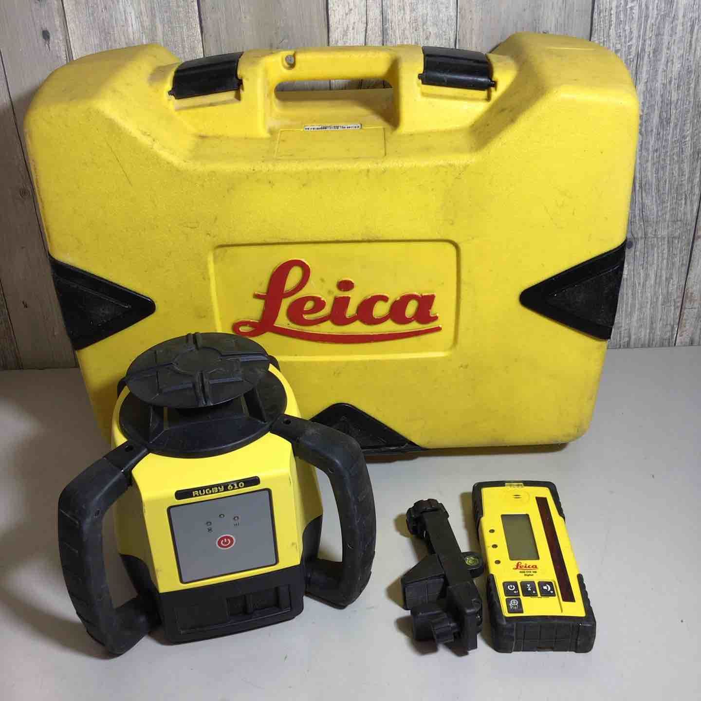 ライカ 自動整準 レーザーレベル RUGBY610 受光器 RODEYE160 校正未 Leica レーザー 戸田店