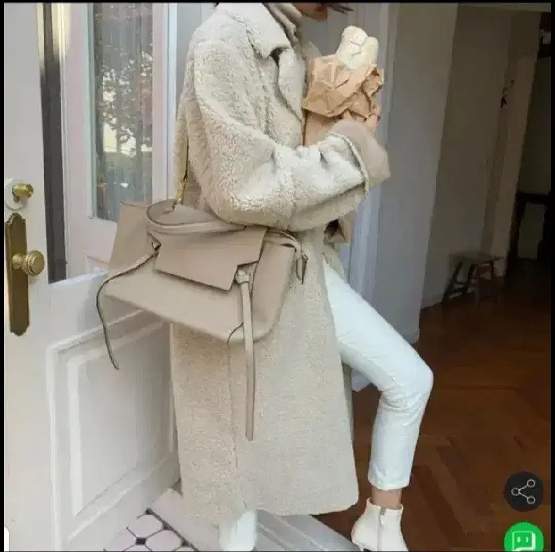 シープスキン ムートン ロングコート リバーシブルコート