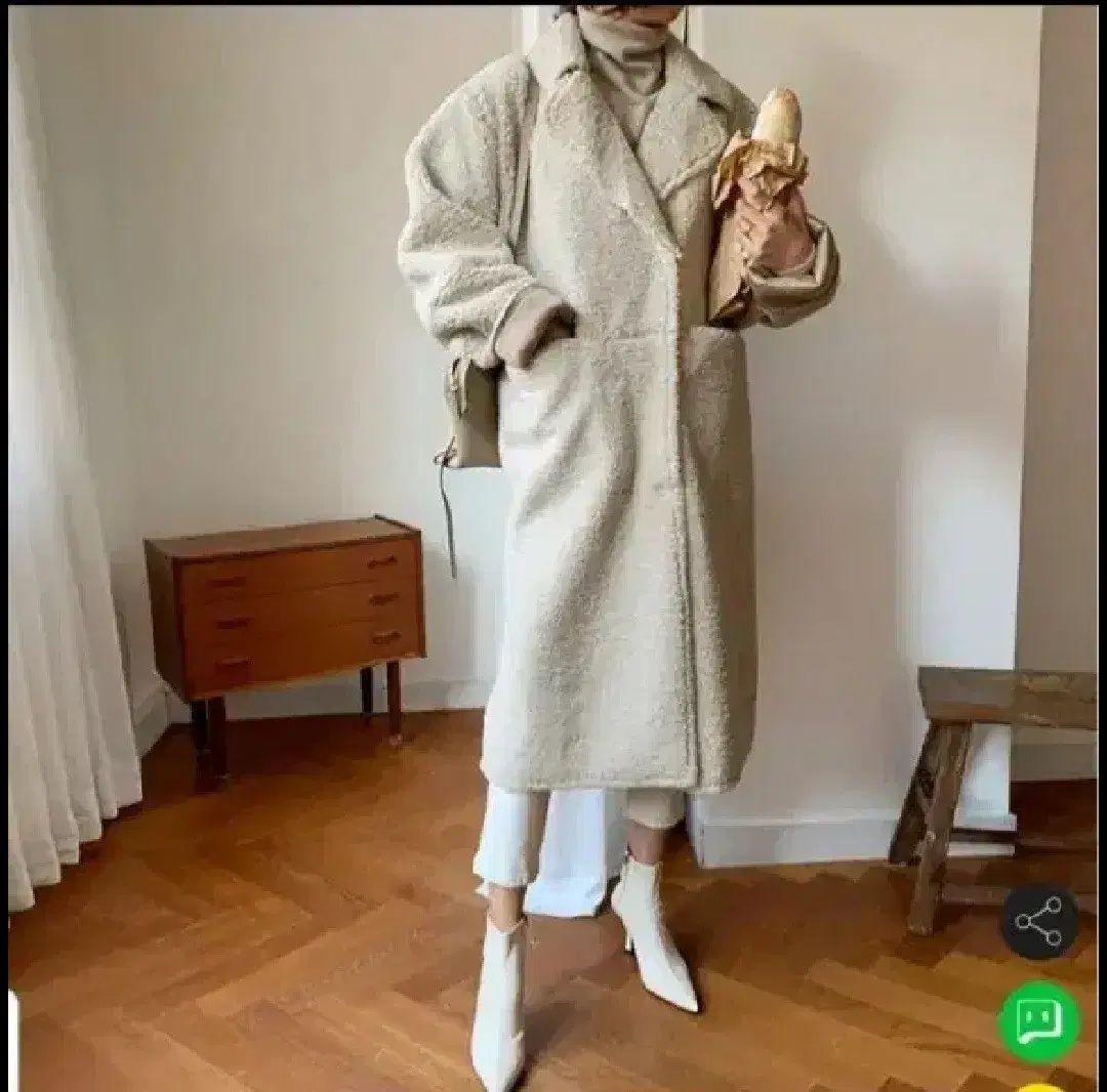 シープスキン ムートン ロングコート リバーシブルコート