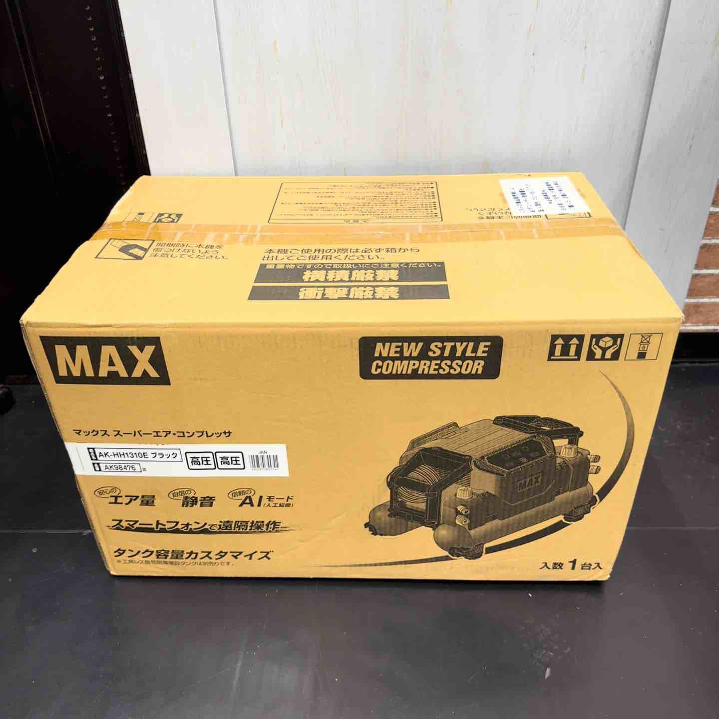 藤沢店 ♥品 マックス MAX エアコンプレッサー AK-HH1310E_ブラック 藤沢店