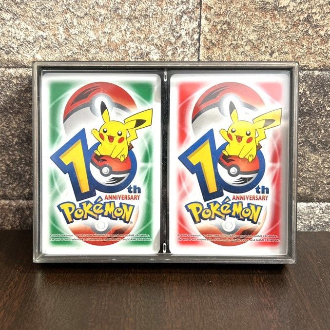 ポケモン　ポケモンセンター　10周年記念　anniversary　トランプ　中古 ポケモン 10周年 10th アニバーサリー ポケモントランプ - メルカリ