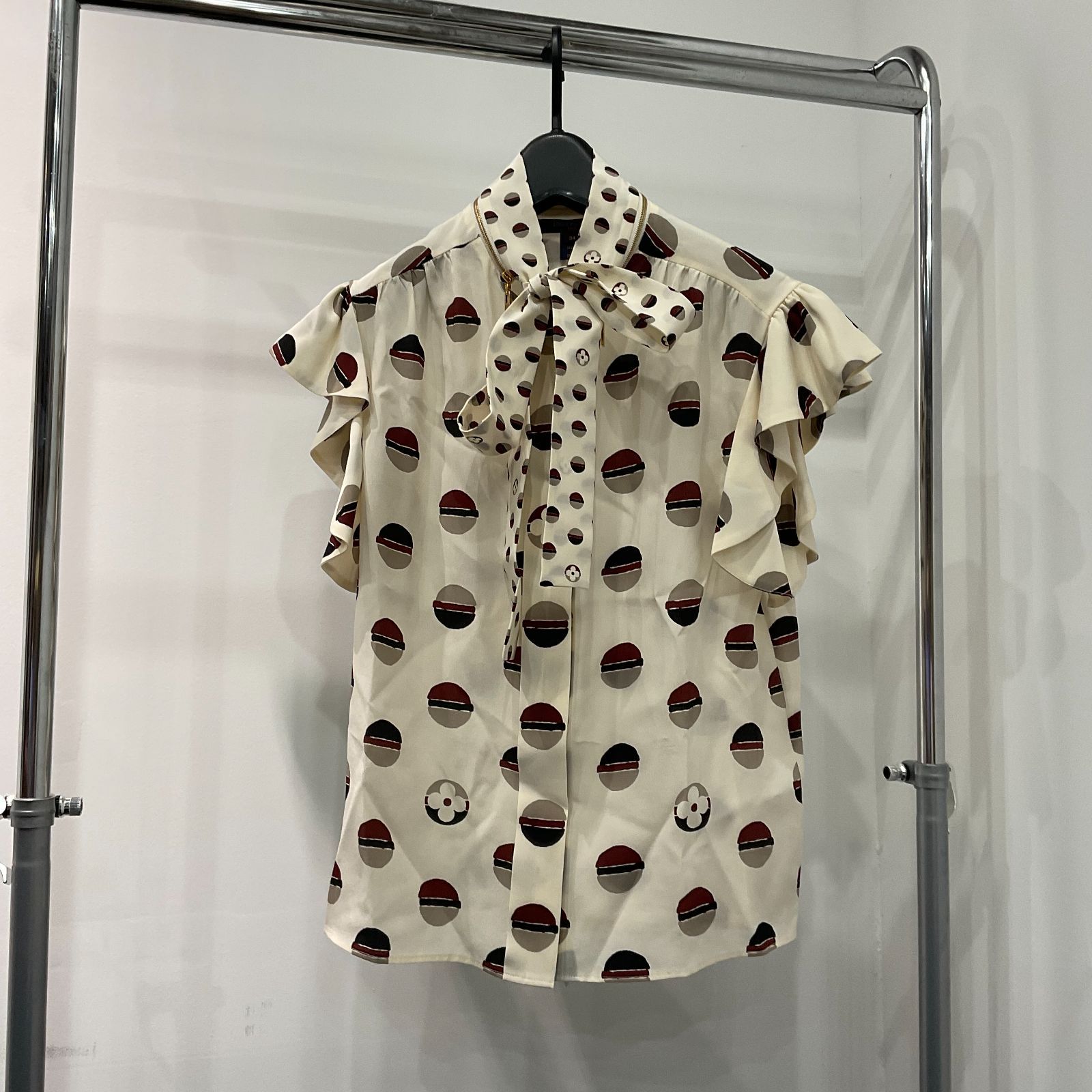 ルイヴィトン 20AW シルク ブラウス D25070420