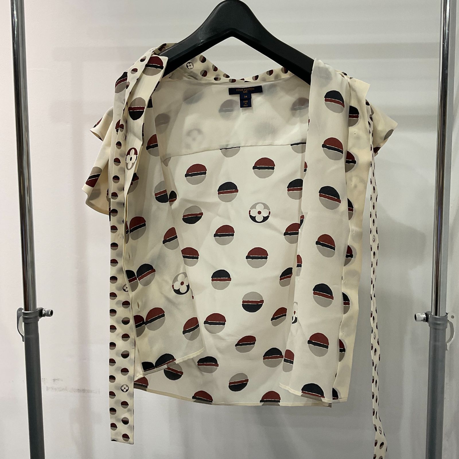 ルイヴィトン 20AW シルク ブラウス D25070420