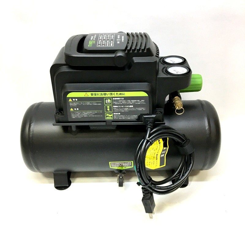 Minato Works ミナト オイルレス型エアーコンプレッサー CP-8A 100V タンク容量8L ‎オイルフリー△ DW3600