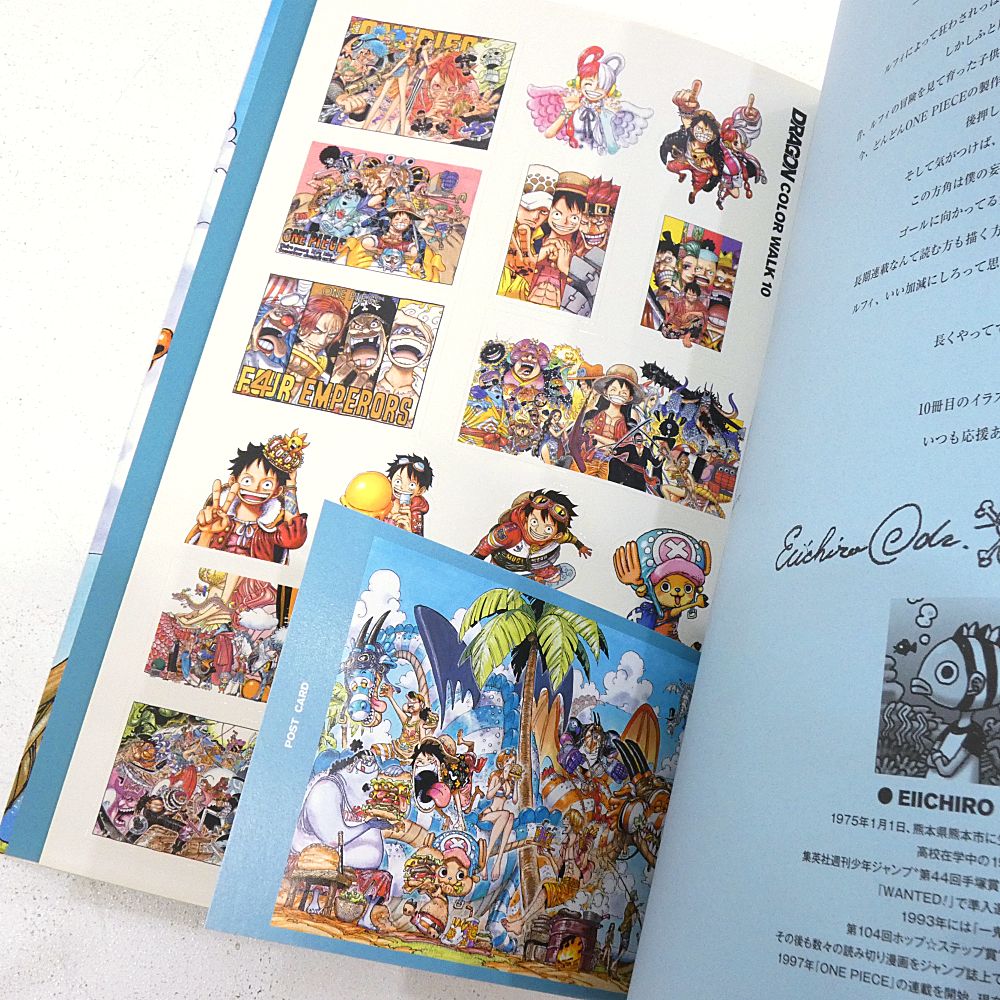 小牧店】ONEPIECEイラスト集 COLORWALK 1～10巻セット 尾田栄一郎画集