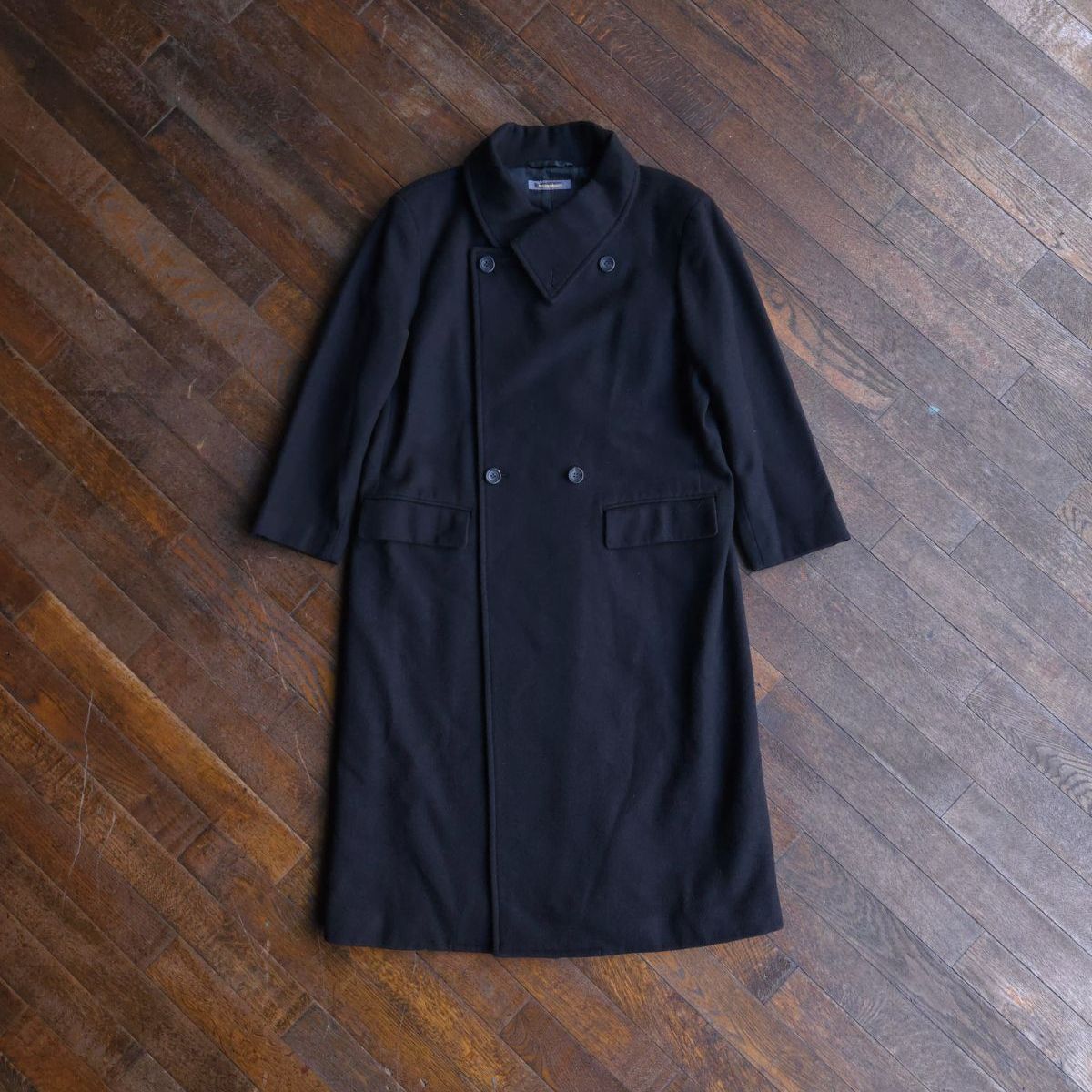 80s ISSEY MIYAKE 80年代 イッセイミヤケ Double Breasted Wool Pea