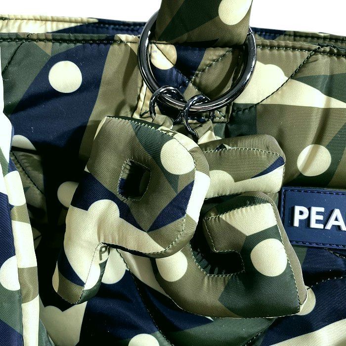 PEARLY GATES パーリーゲイツ ゴルフ PGチャーム付き カモドット柄