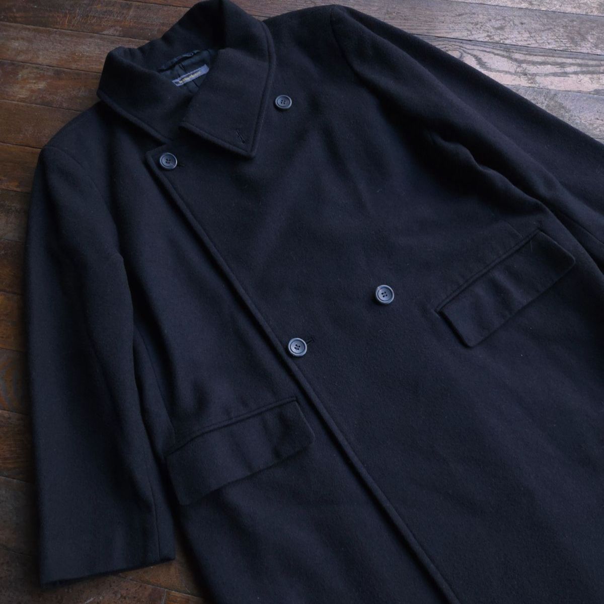 Porter classic メルトンウールフードコート ネイビー ジップアップ