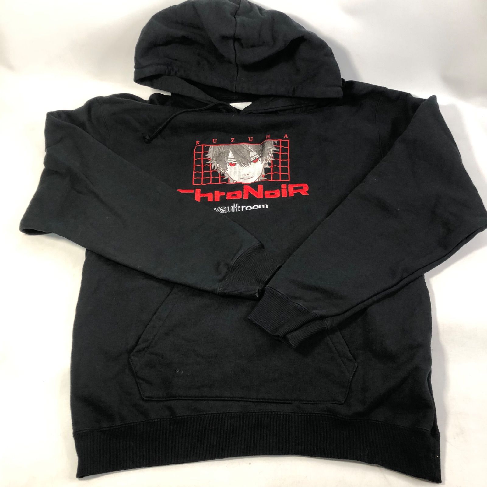 vaultroom KUZUHA ブラックパーカー L A1030-27-5 Vault room ボルト