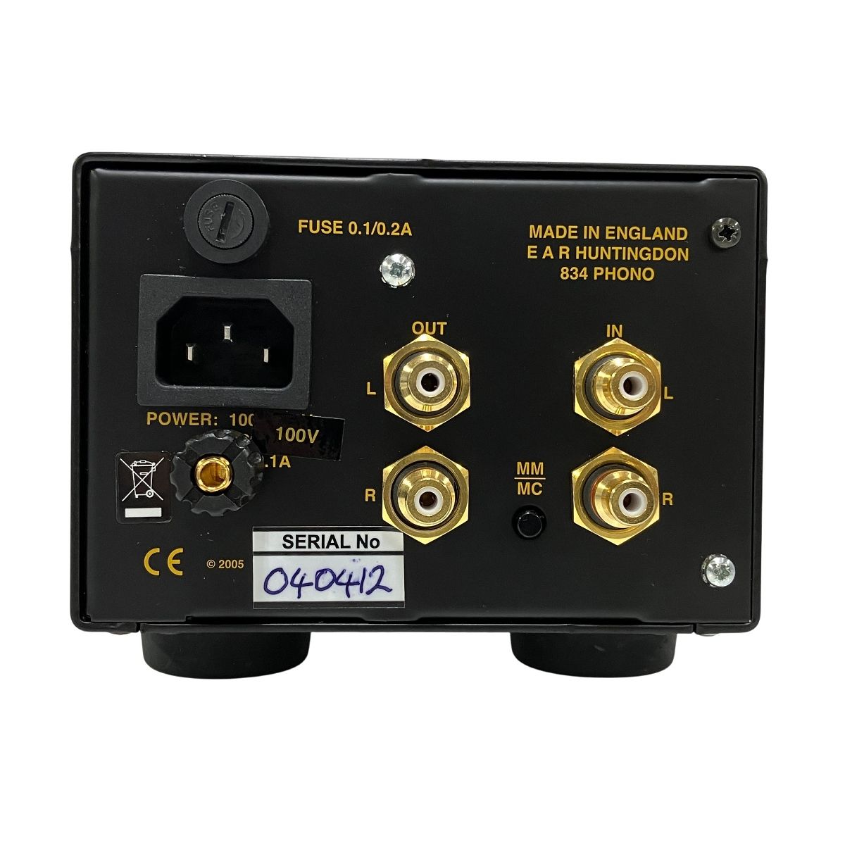  EAR Yoshino 834 P MM MC対応 真空管 フォノイコライザーアンプ 音響機材 アンプ本体 真空管アンプ