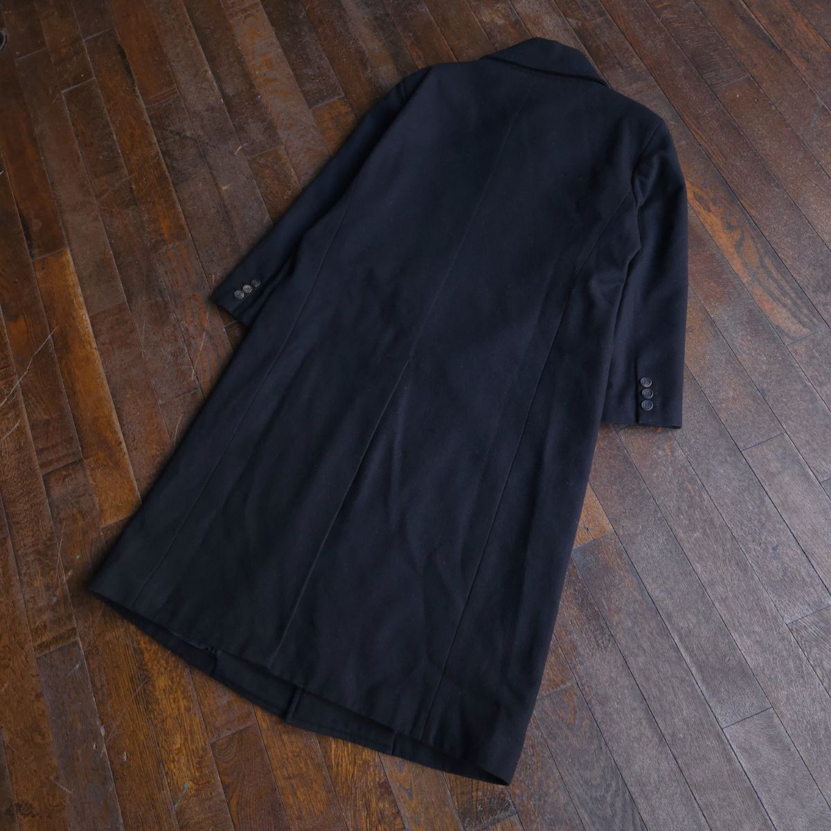 BLACK LABEL CRESTBRIDGE M ピーコート チェック柄 美品 ブラック