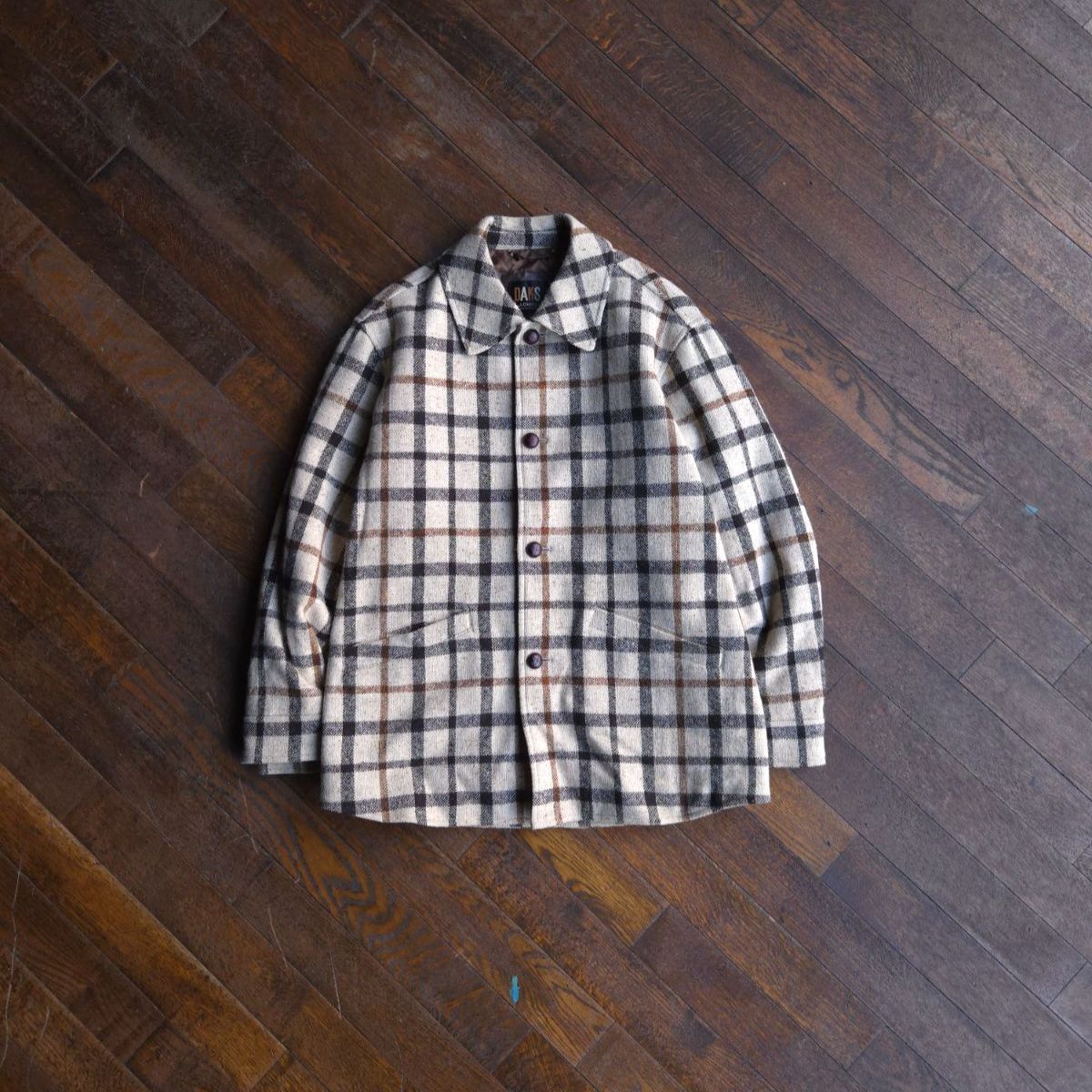 ダックス ロンドン】DAKS LONDON ウールコート ハウスチェック 【公式