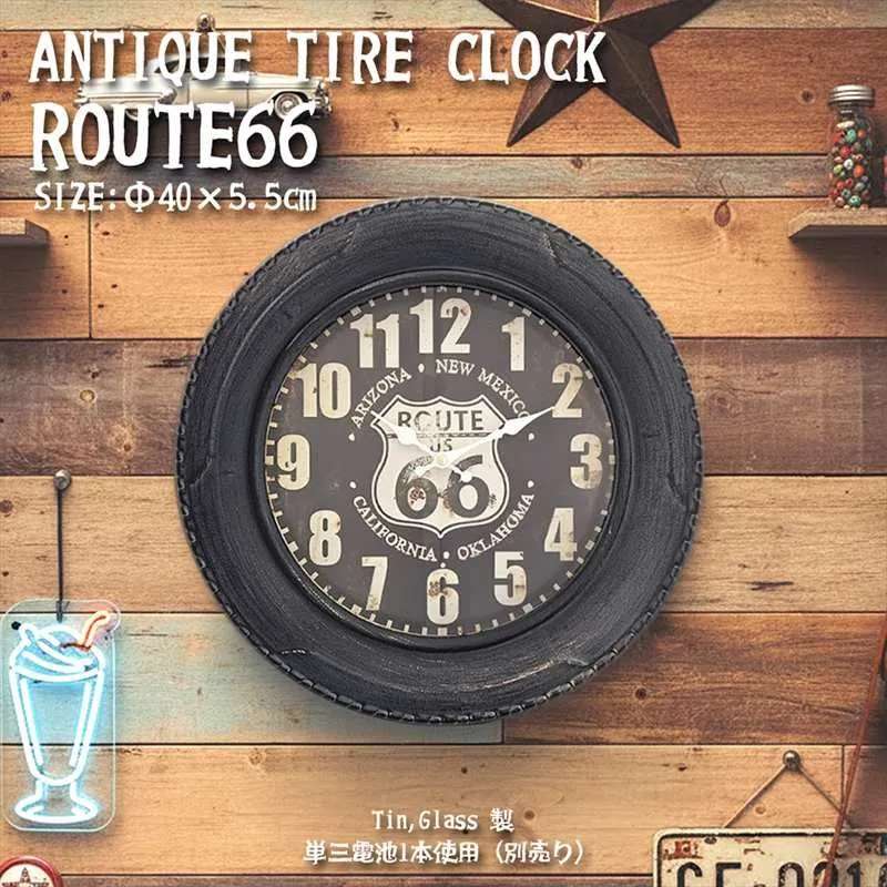 2026年最新】掛け時計 ルート66 アンティークの人気アイテム - メルカリ