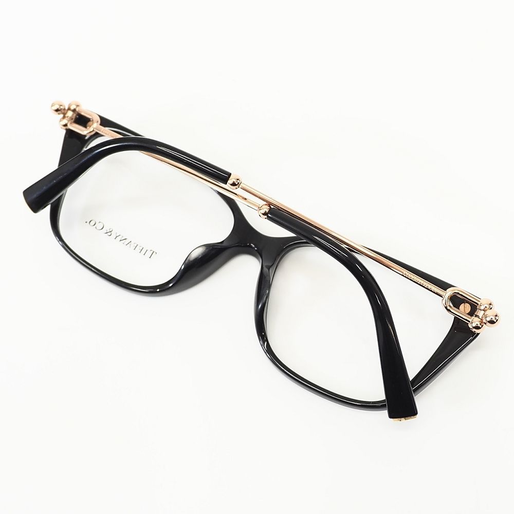 ♥品 TIFFANY-CO. 眼鏡 サイズ 53□15-140 ブラック|ローズゴールド TF2248KF 8403 メガネ ティファニー レディース 5CH|J06429|KCT25|