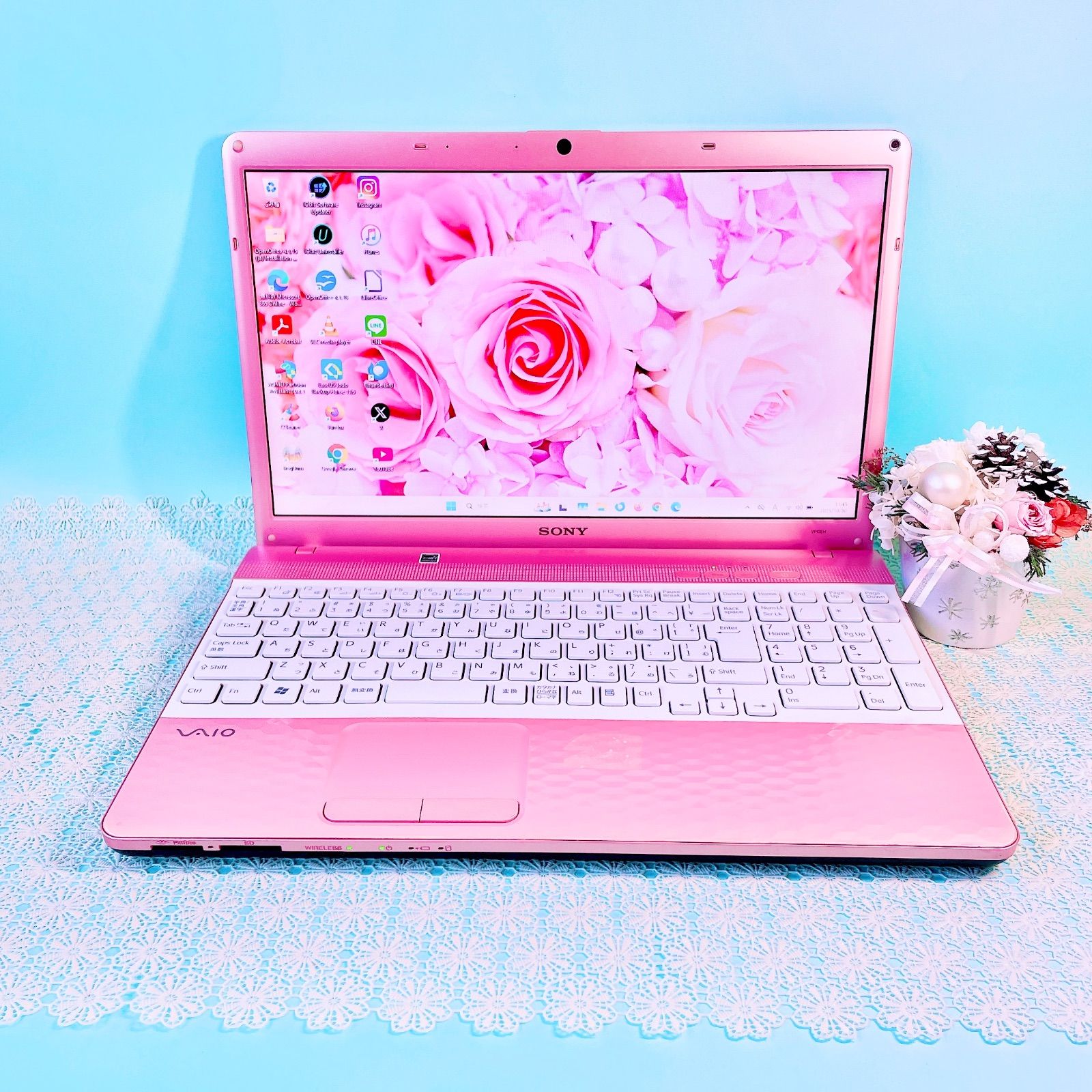 VAIO | VAIO（ノートPC - 高性能i7 ピンク⁄桃色系）のフリマアイテム
