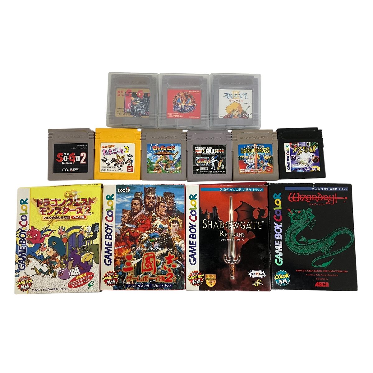 GAME BOY GAME BOY COLOR ドラクエ ポケモン その他 13点おまとめ ゲームカセット ジャンク O10571986