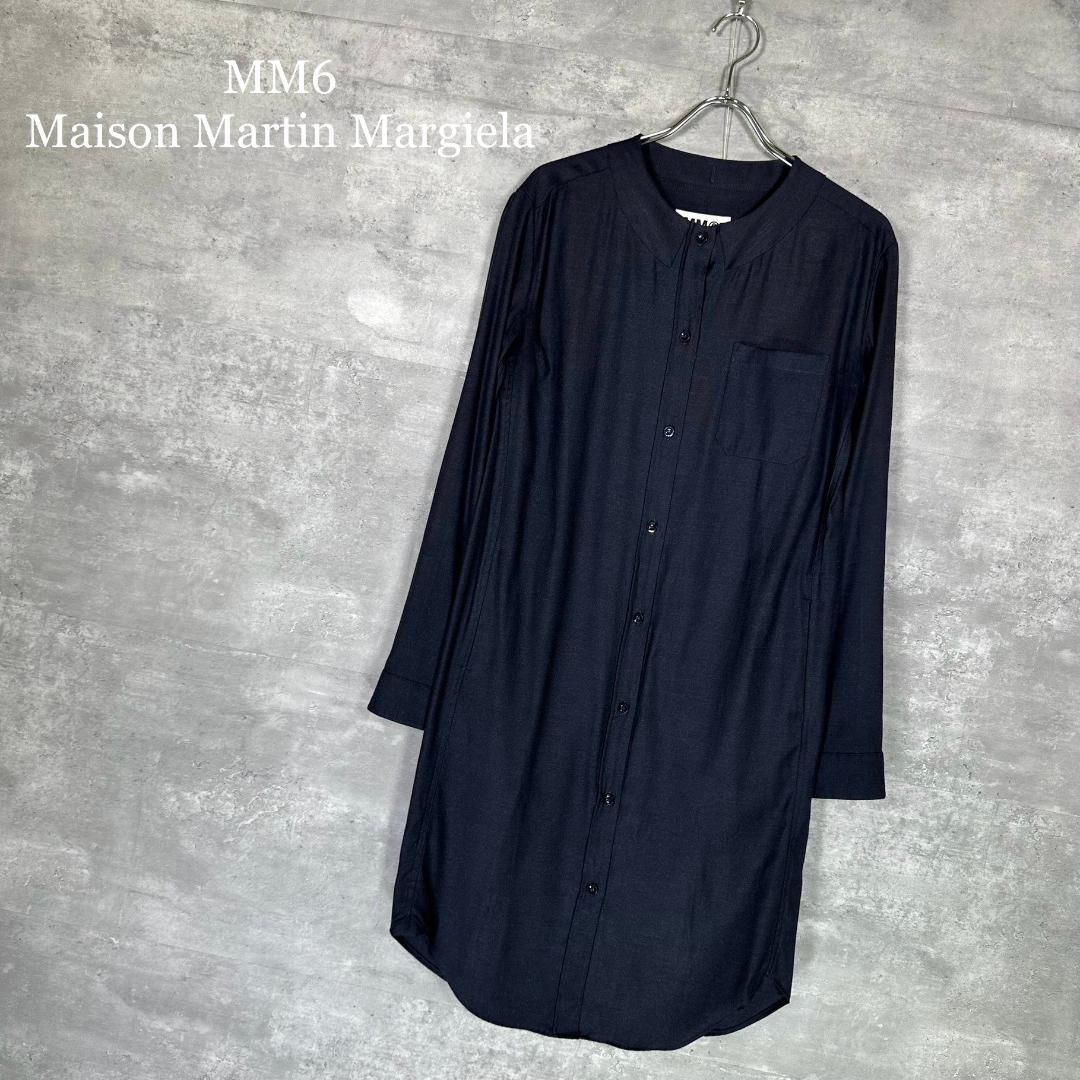 MM6』エムエムシックス (42) シャツワンピース - メルカリ