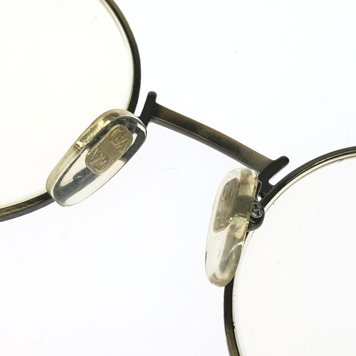 GIORGIO ARMANI ジョルジオアルマーニ 度入りメガネ ラウンド型/丸眼鏡 