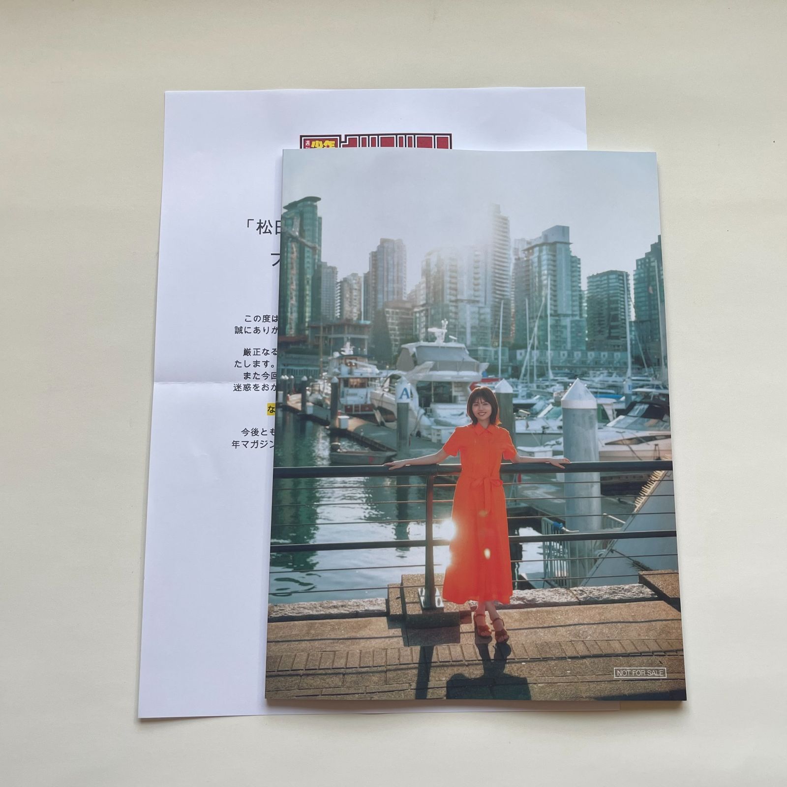 さ*く様 松田好花 写真集 振り向いて アザーカットミニブック 日向坂46 日向坂46 松田好花 1st 写真集 振り向いて アザーカットミニブック