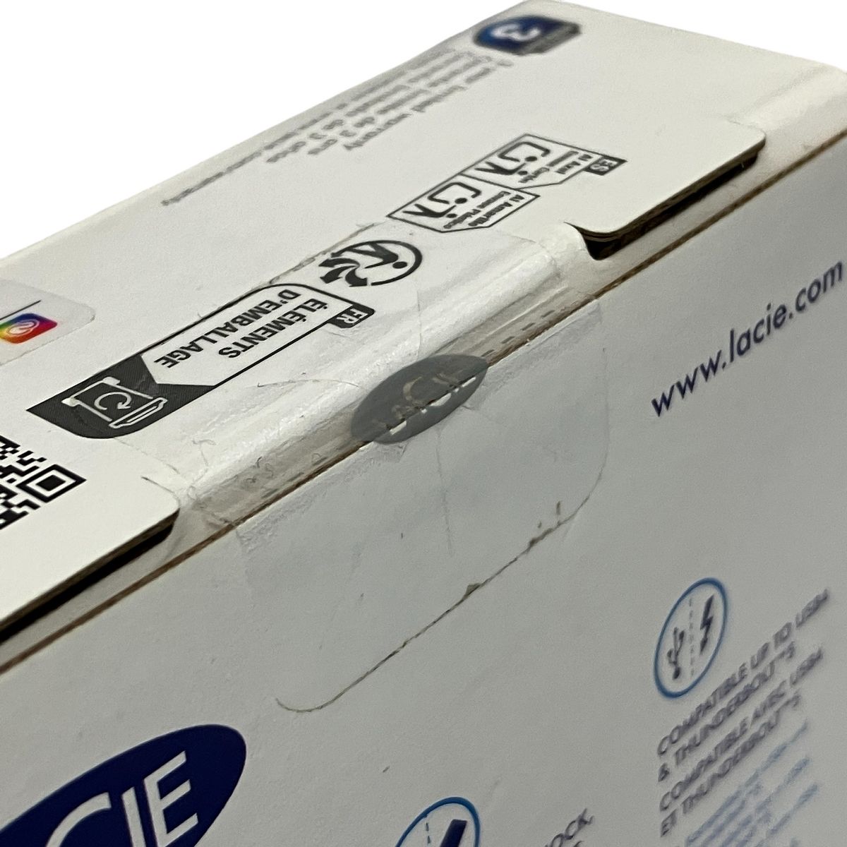 LACIE RUGGED MINI SSD 2TB PC ソリッドステートドライブ USB3.1 USB-C 耐衝撃 T10573578