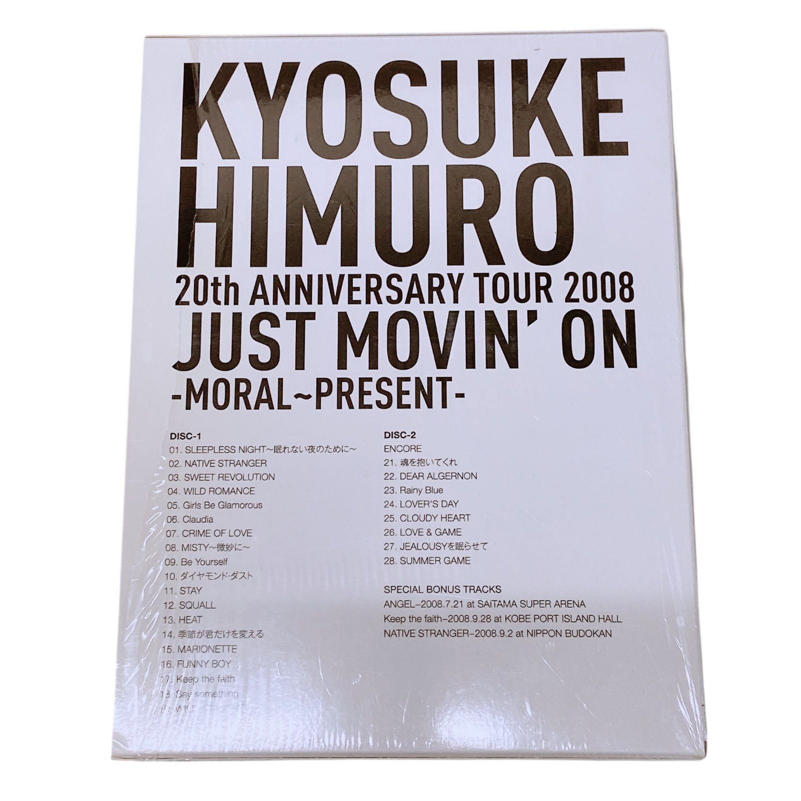 未視聴 氷室京介DVD 20th ANNIVERSARY TO… 未視聴 氷室京介 DVD 20th ANNIVERSARY TO… - メルカリ