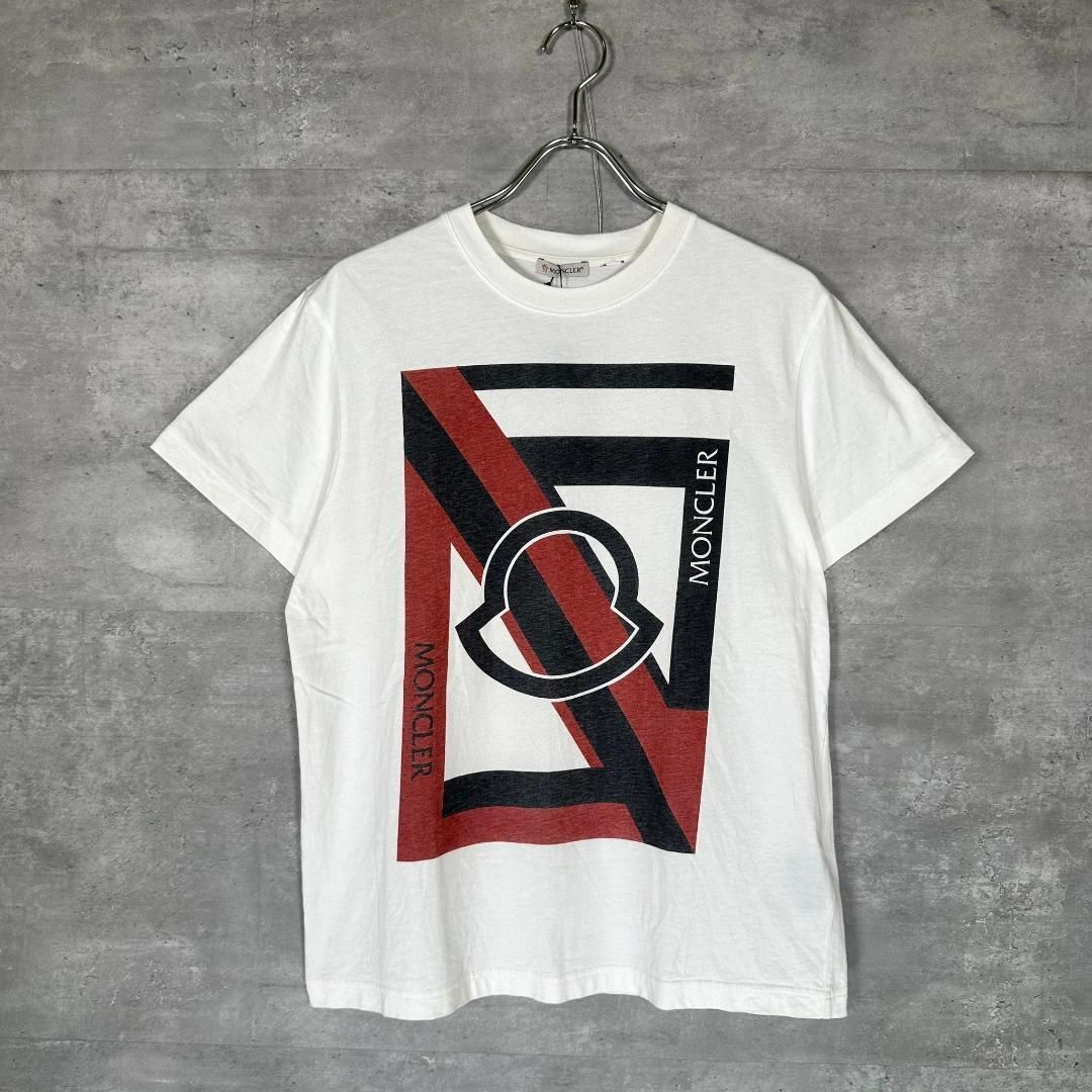 MONCLER』モンクレール (S) プリント 半袖 tシャツ - メルカリ