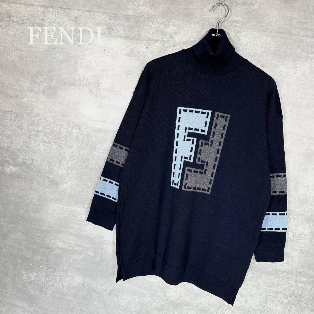 FENDI』フェンディ (42) FFロゴ ニットセーター - メルカリ