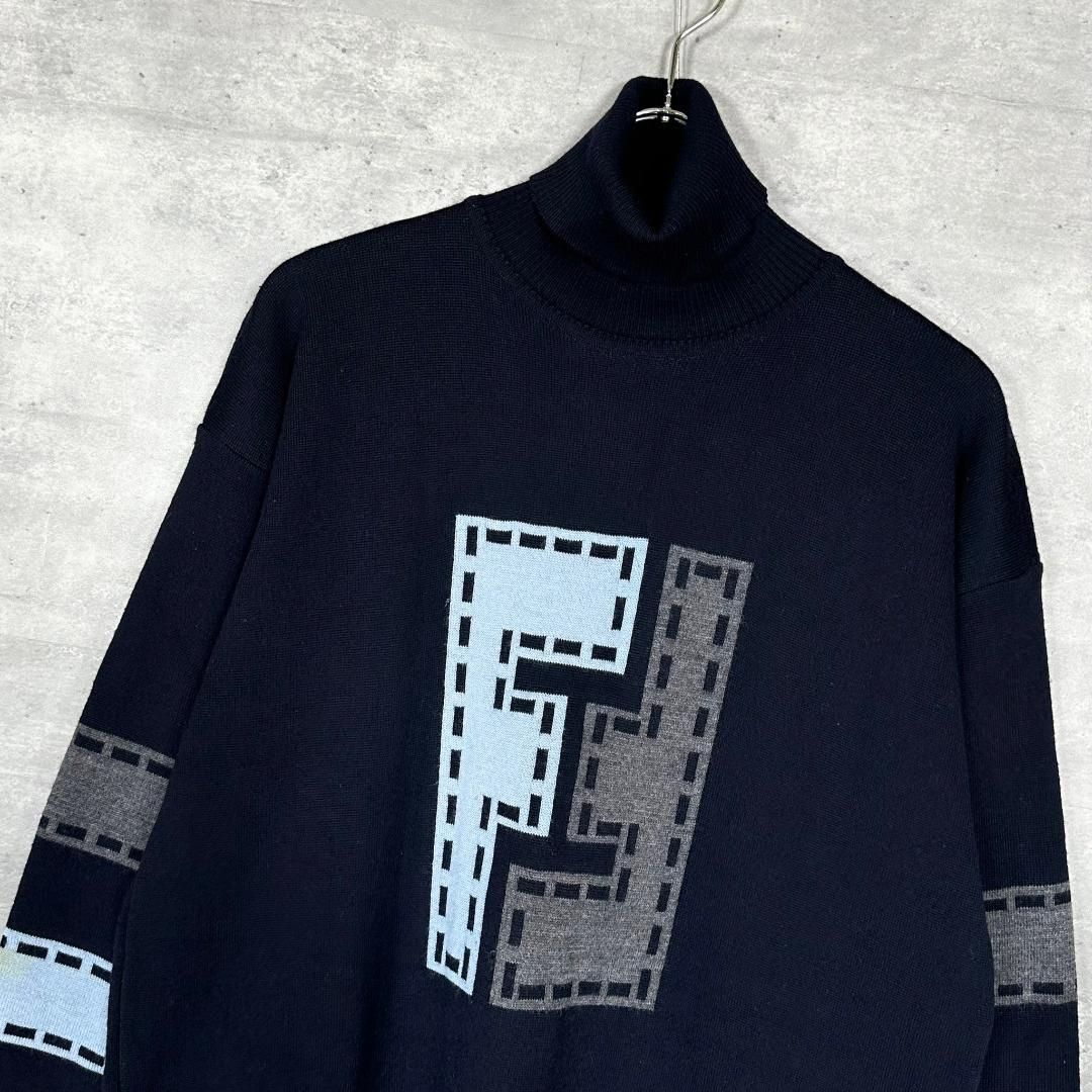 FENDI』フェンディ (42) FFロゴ ニットセーター - メルカリ