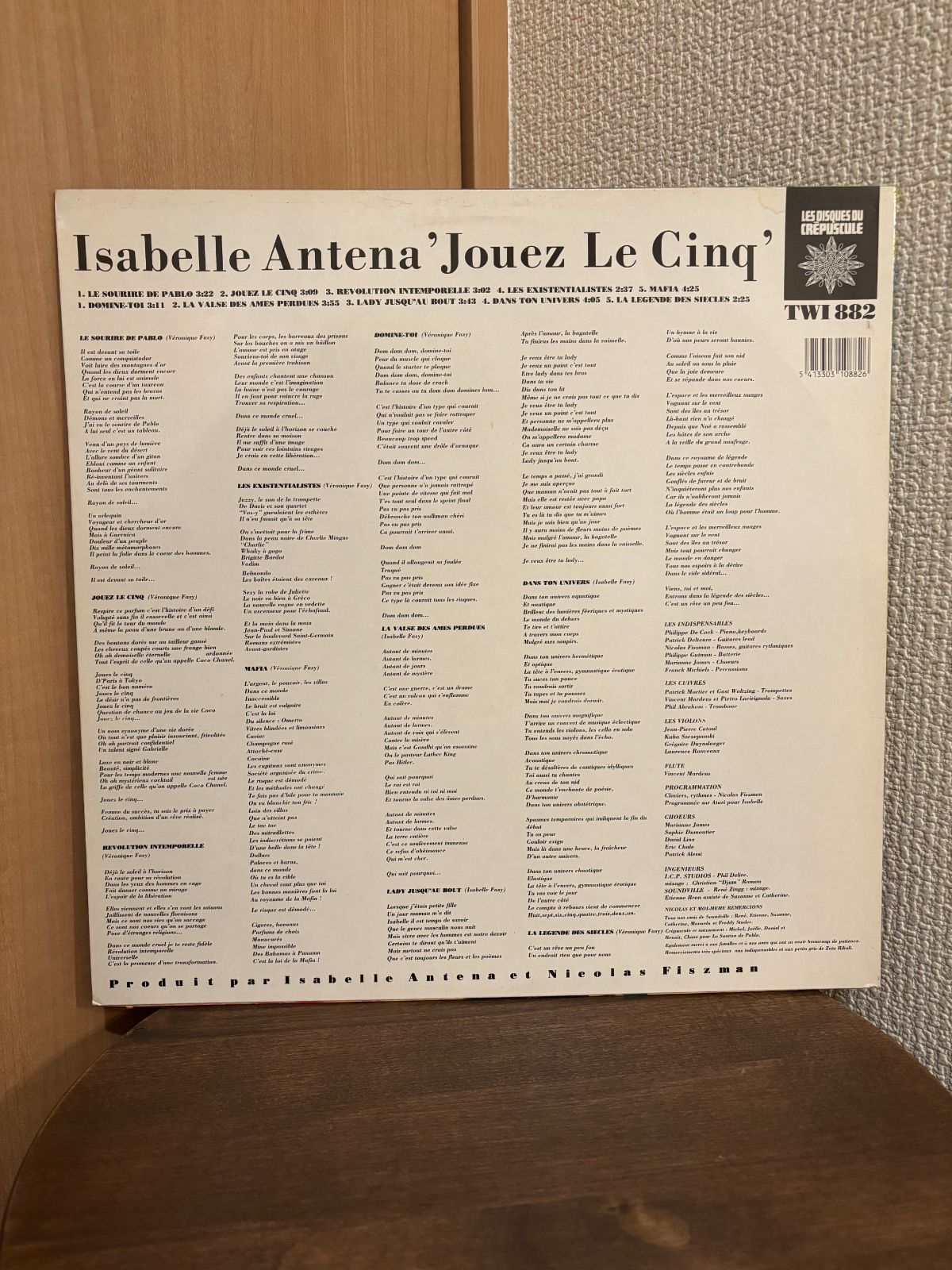 美品 / 【ISABELLE ANTENA】/ Jouez Le Cinq ネオアコ 名盤 LPレコード 