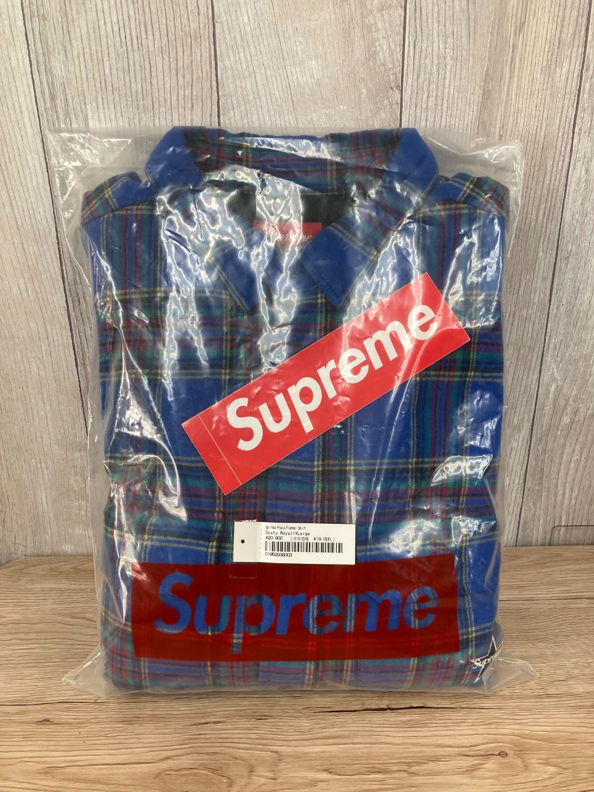 Supreme シュプリーム チェックジャケット ブルー 青 XLサイズ 平塚店