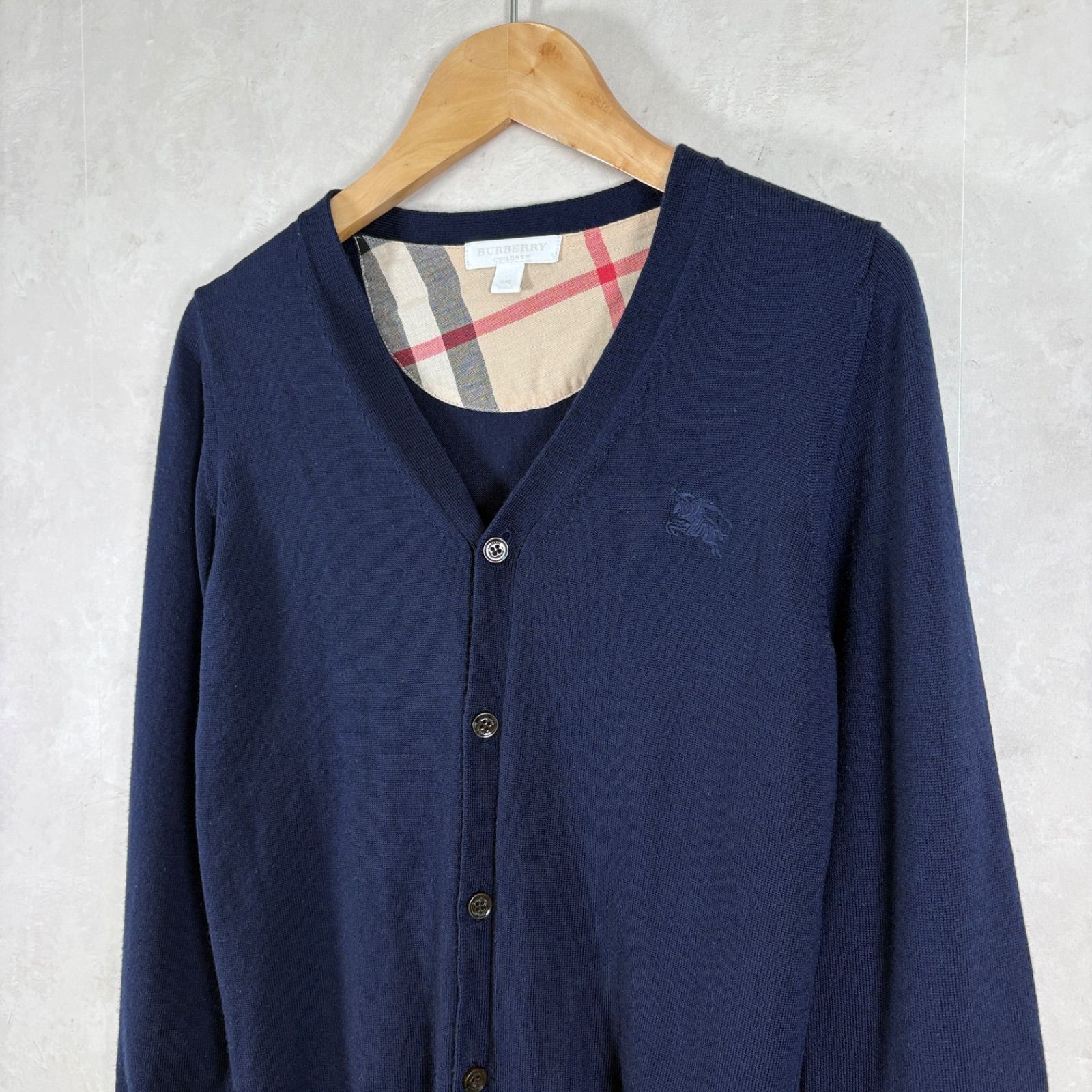 美品 バーバリー ニットカーディガン 100センチ カーディガン バーバリー（キッズ・ベビー・マタニティ）の通販