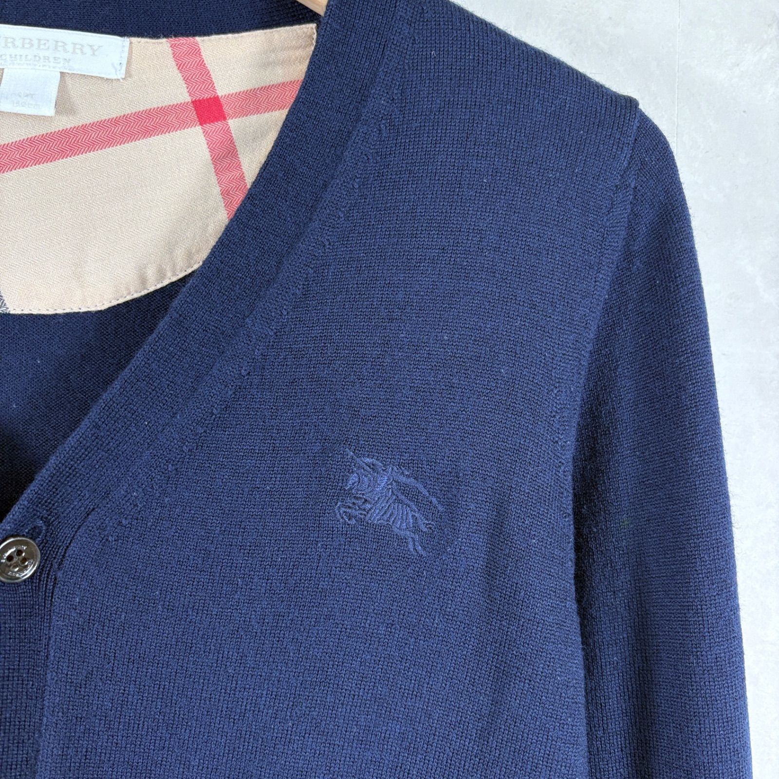美品 バーバリー ニットカーディガン 100センチ カーディガン バーバリー（キッズ・ベビー・マタニティ）の通販