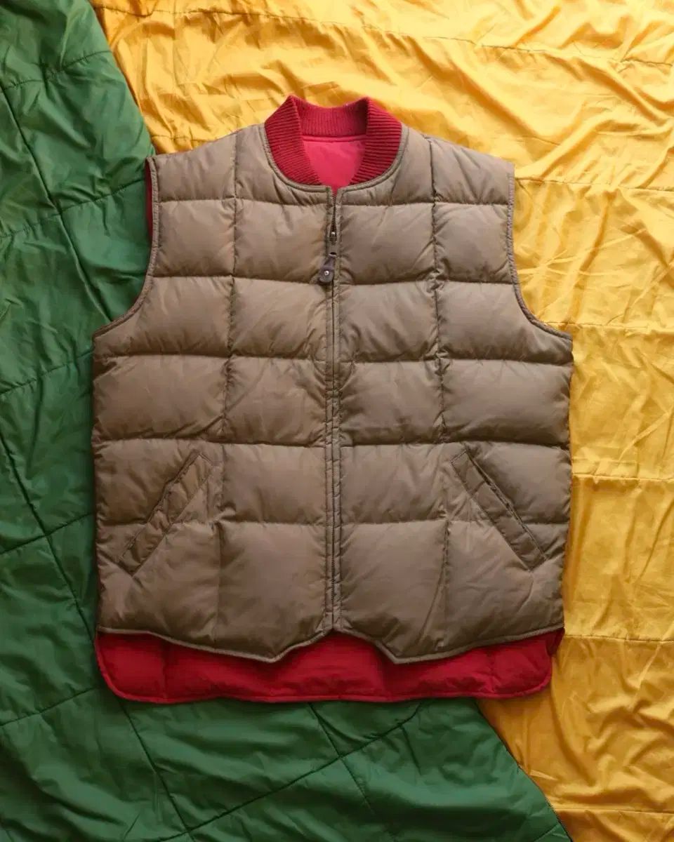 EDDIE BAUER エディー バウアー 90s リバーシブル グースダウン ベスト