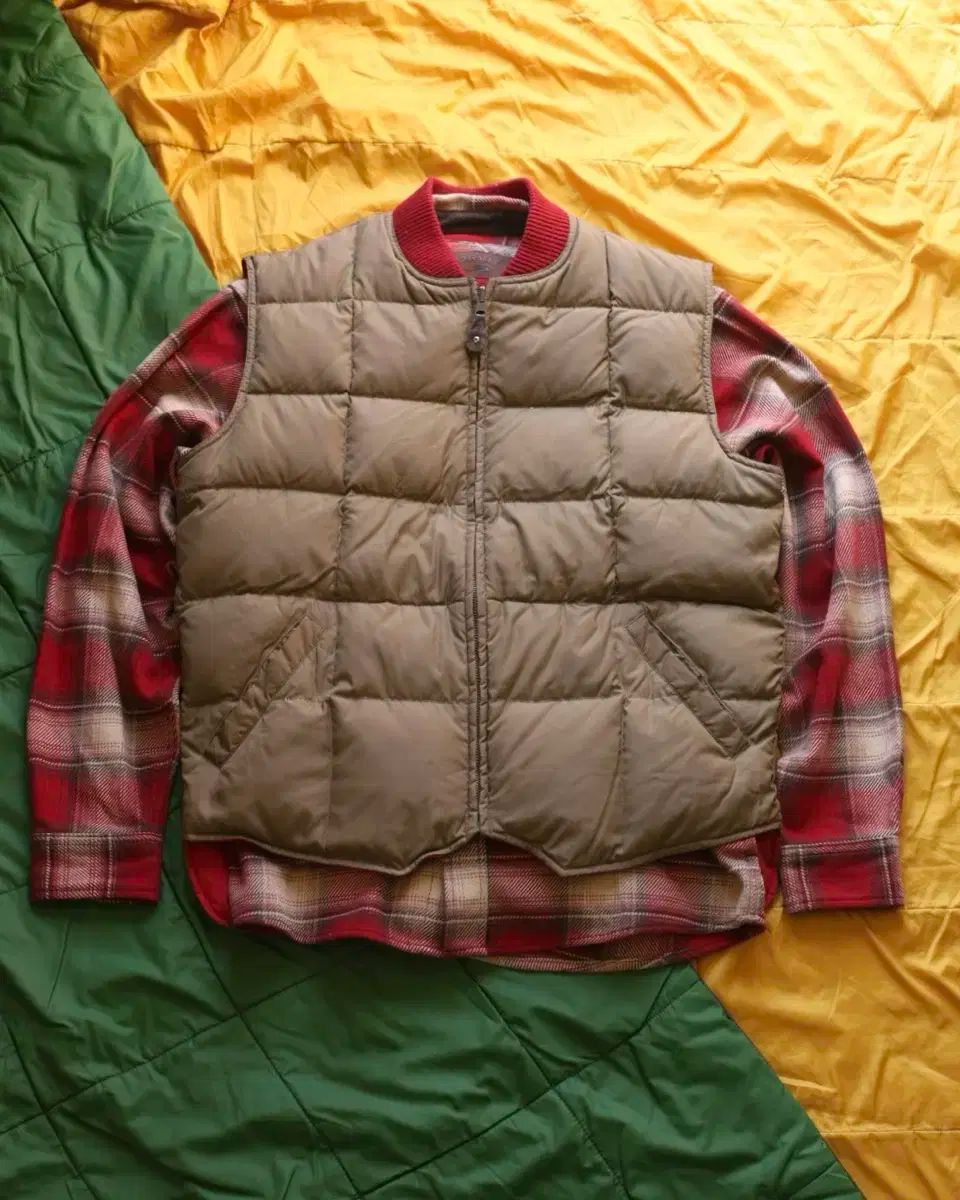 EDDIE BAUER エディー バウアー 90s リバーシブル グースダウン ベスト