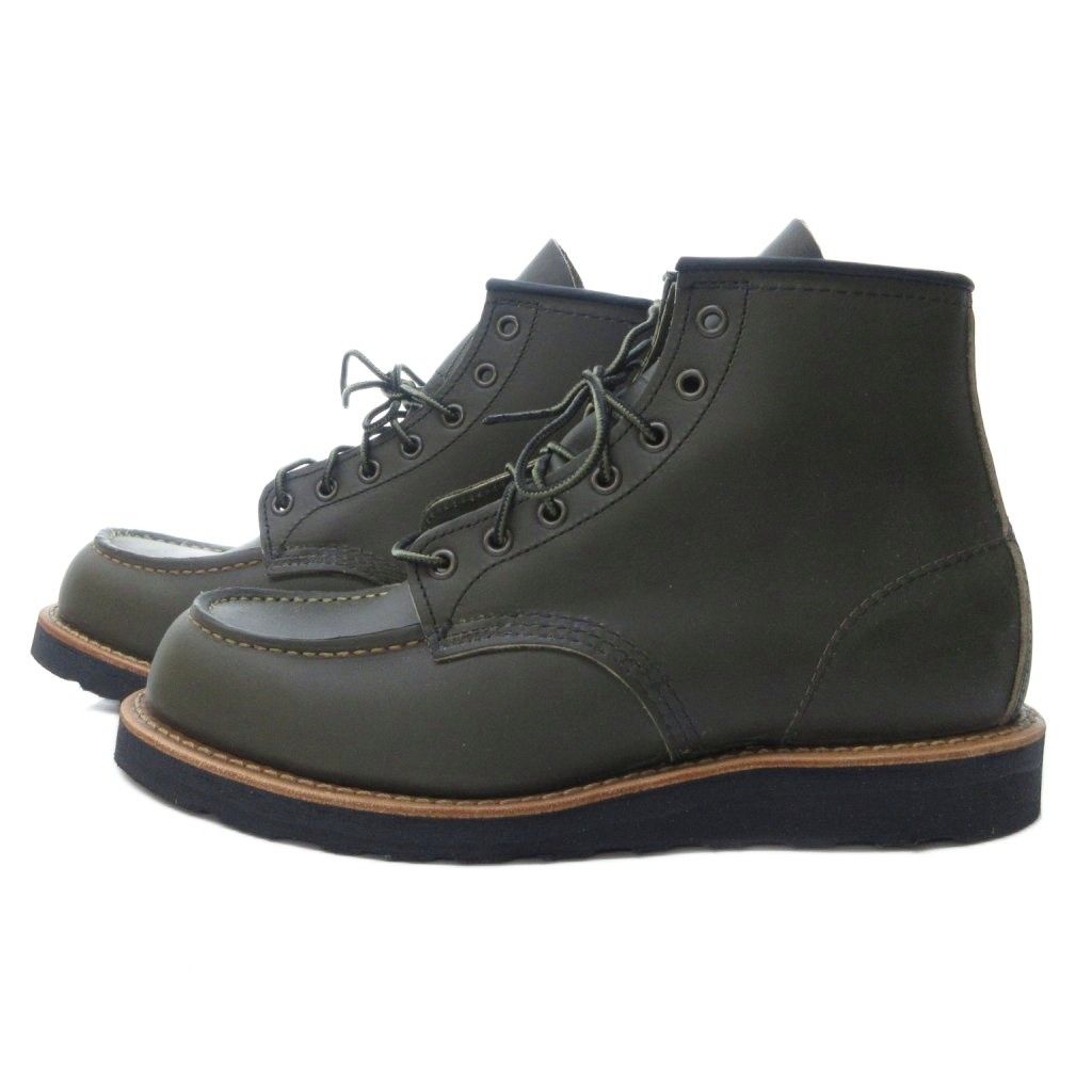 レッドウィング REDWING 8828 アルパインポーテージ 6インチ クラシックモック ワークブーツ オリーブ カーキ系 Dワイズ US 9 27 cm 1027