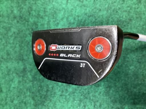 オデッセイ O WORKS BLACK 3T 34インチ パター PT スチール フレックスその他 メンズ 男性用 右利き 右用 Dランク ゴルフクラブ