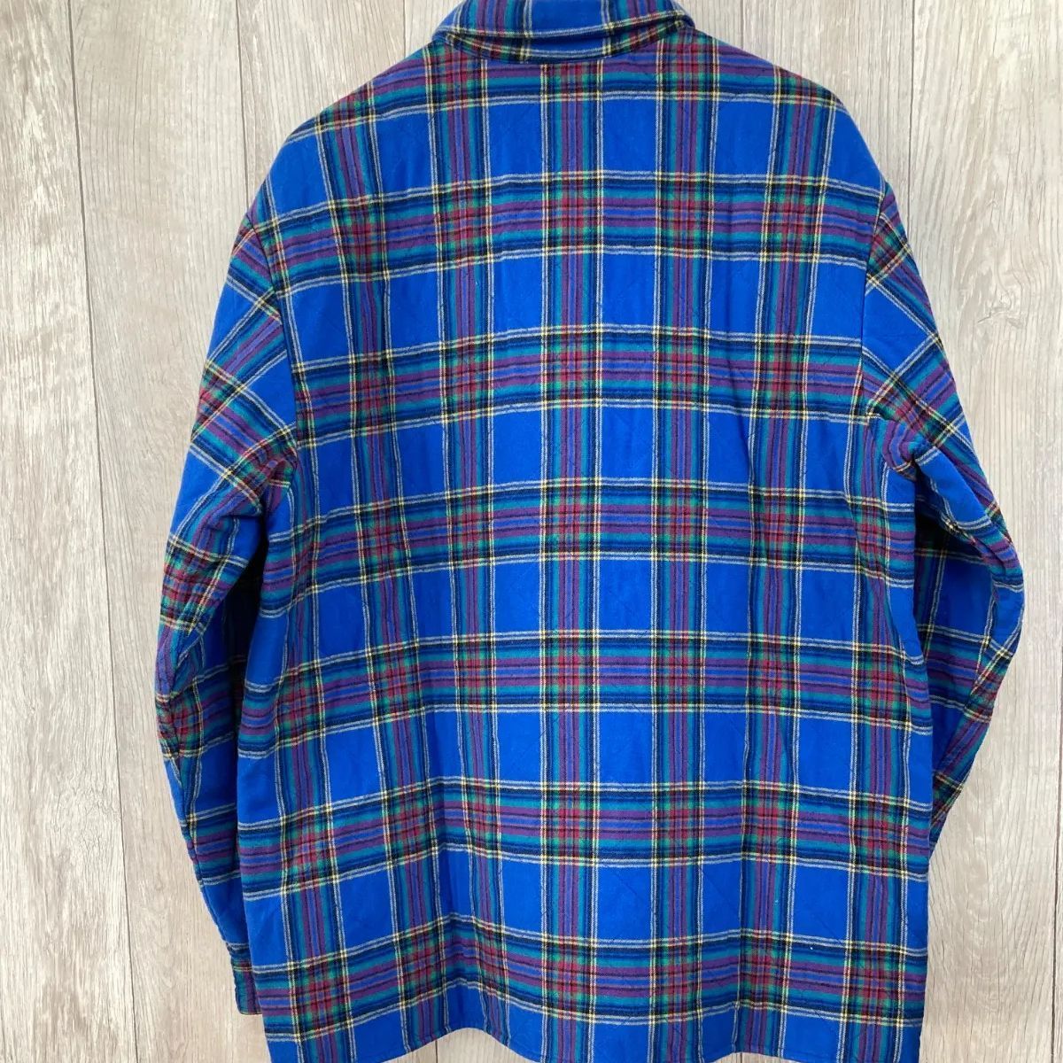 歳末特価！Supreme シュプリーム チェックジャケット ブルー 青 XL