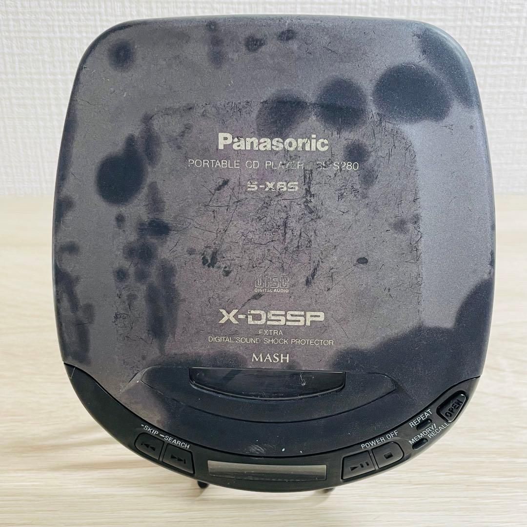 Panasonic ポータブルCDプレーヤー SL-S280 X-DSSP - メルカリ