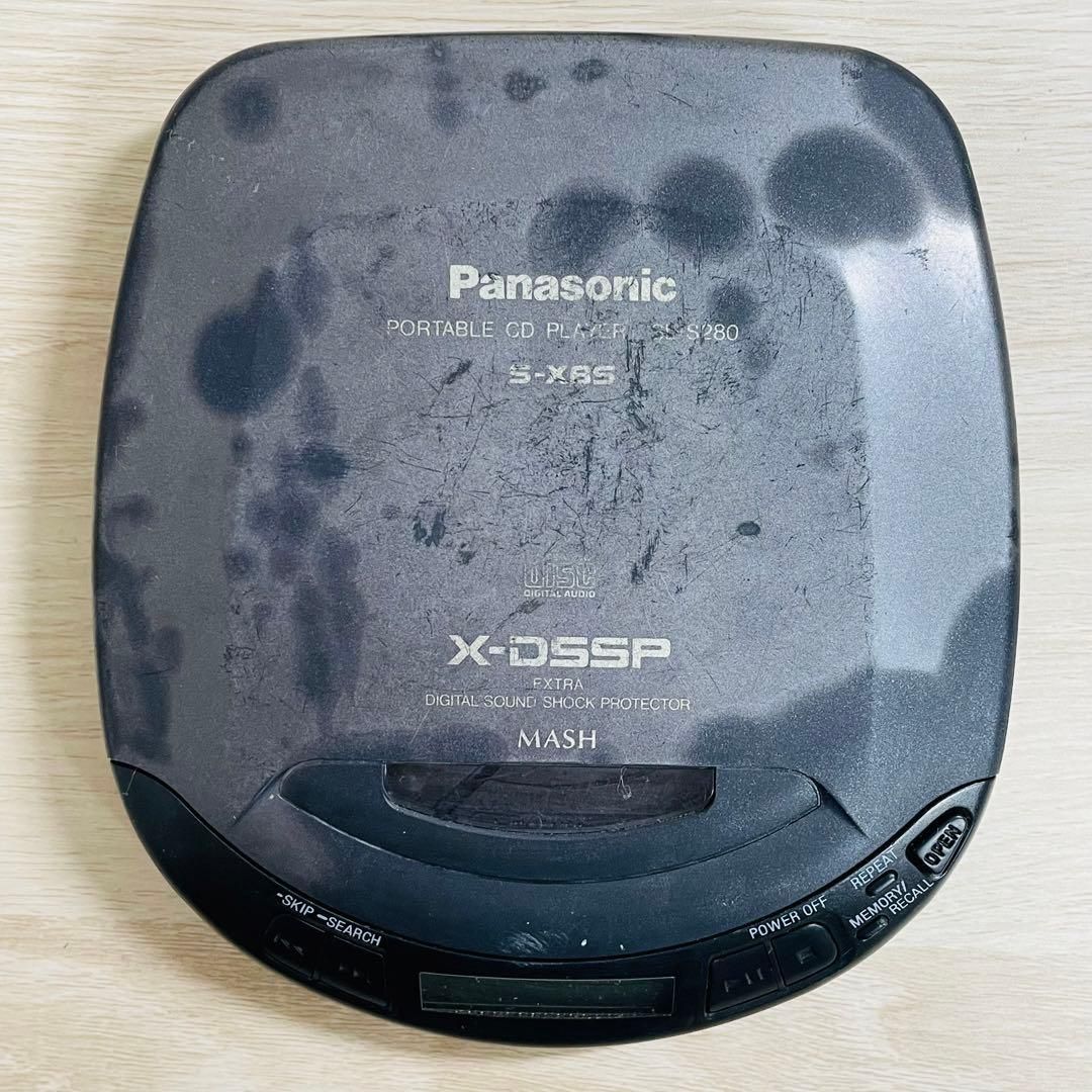 Panasonic ポータブルCDプレーヤー SL-S280 X-DSSP - メルカリ