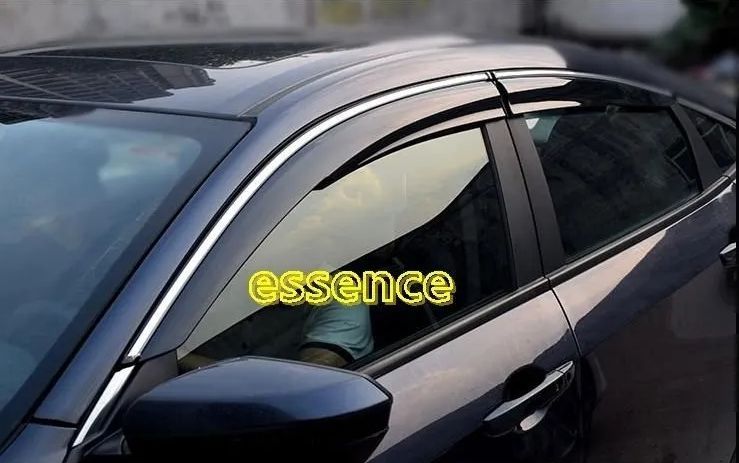 車の窓の雨の眉