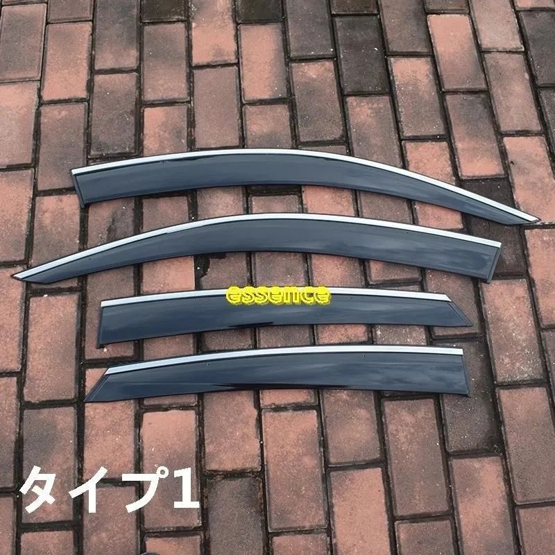 車の窓の雨の眉 ホンダ シビックハッチバック アクセサリー パーツ カスタム セダン サイドバイザー ウェザーシールド