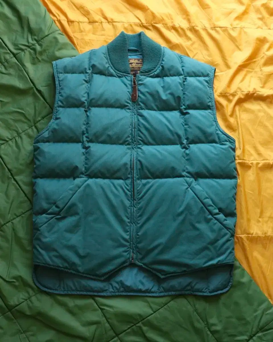 エディー バウアー 90s コットン シェル タイプ ケネディアン グースダウン ベスト